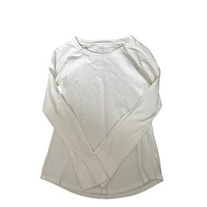 Justice White Long-sleeved Girls Shirt